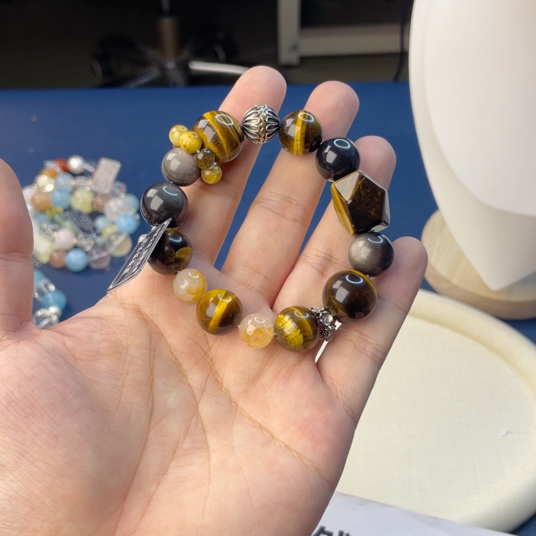 手链银S925镶嵌水晶