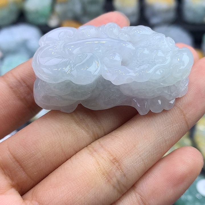 颈饰未镶嵌翡翠天然缅甸翡翠