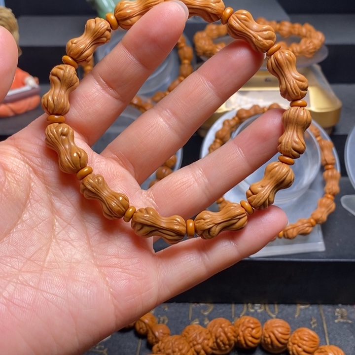 手串桃核花生手串12