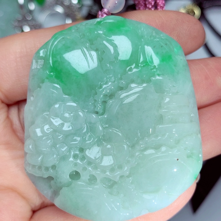 翡翠吊坠(不含链)未镶嵌