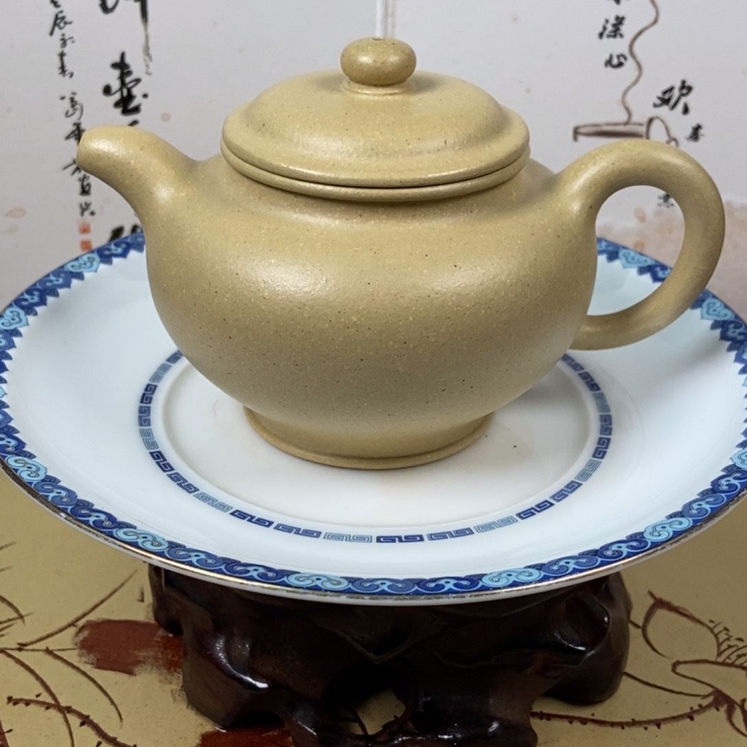 紫砂茶壶本绿220 容量宜兴紫砂壶