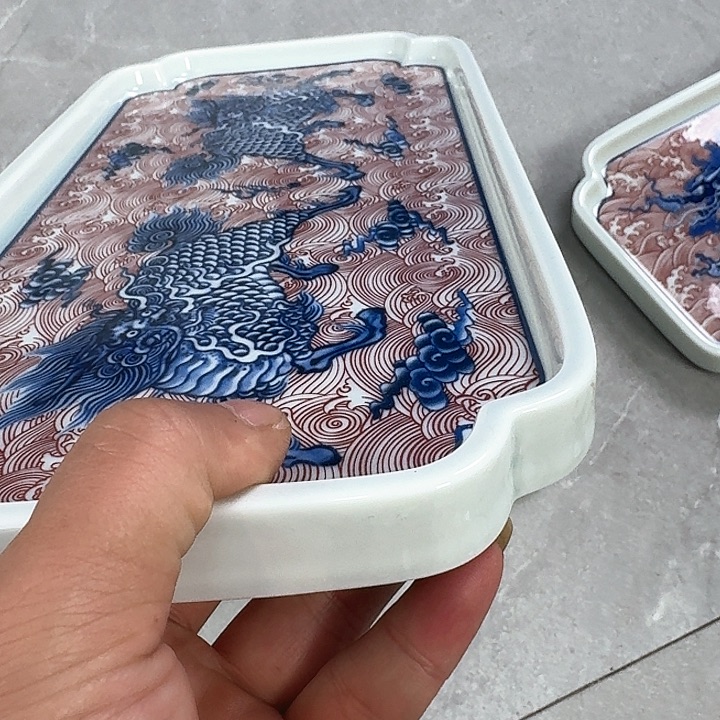 杯麒麟踏浪干泡台景德镇