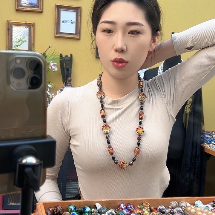 琉璃颈饰十**菲编号79 项链