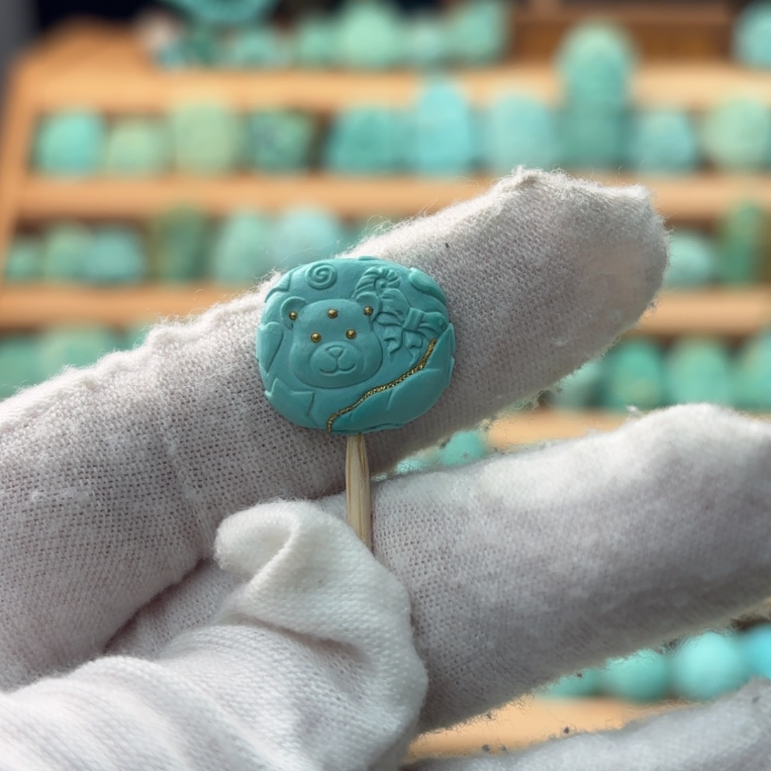 绿松石未镶嵌配饰