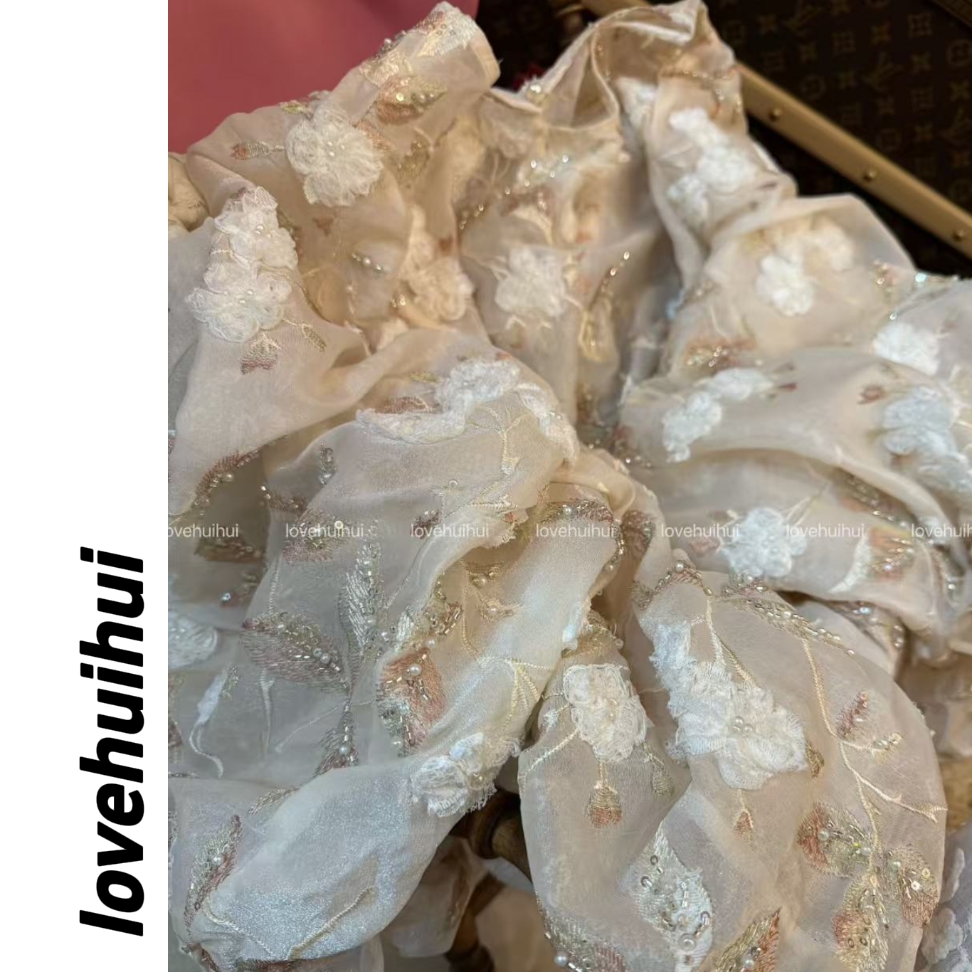 lovehuihui《无法复刻的珍贵》超重工华丽上衣