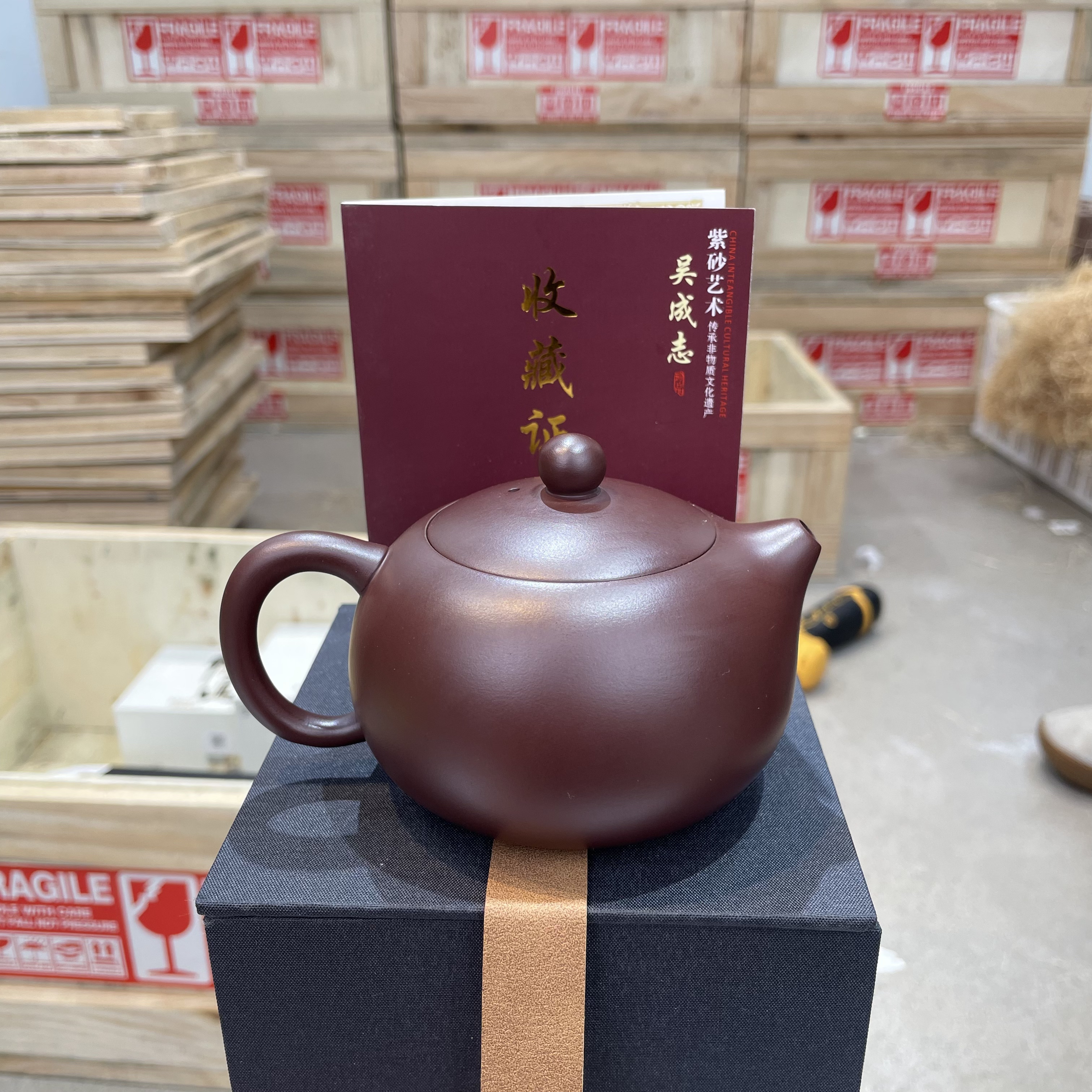 【阿涛专属】吴成志深井老紫泥紫砂茶壶6244
