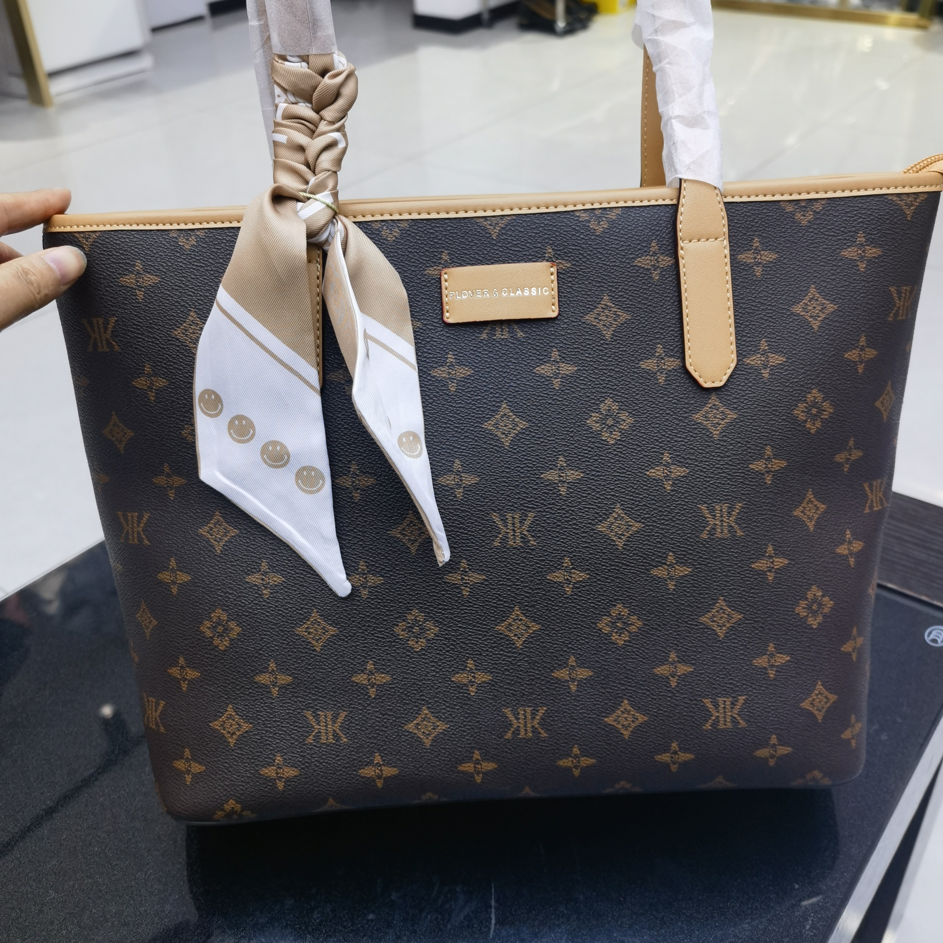 新款时尚洋气百搭气质单肩包40535-2