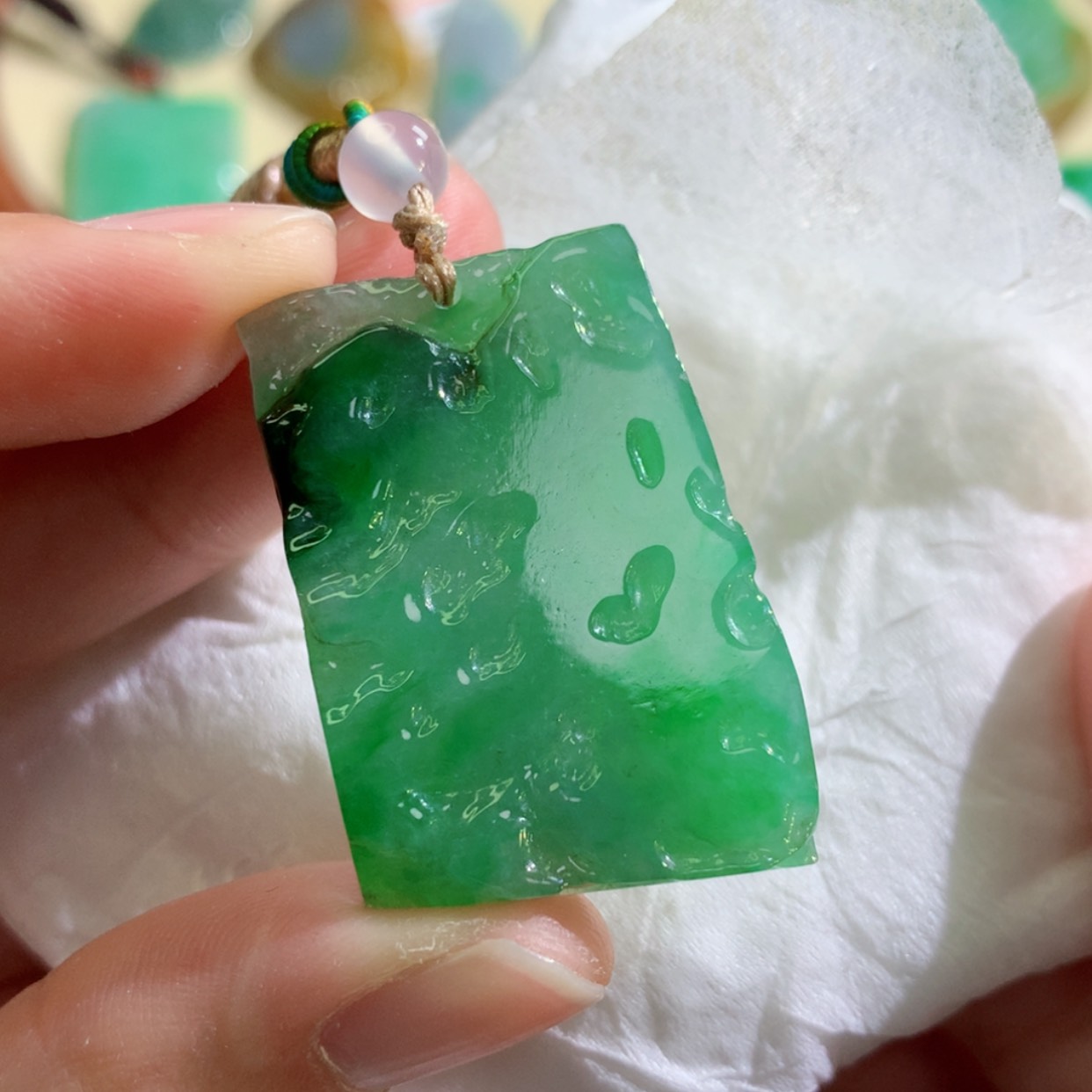 【闪购商品】翡翠吊坠(不含链)未镶嵌 1962