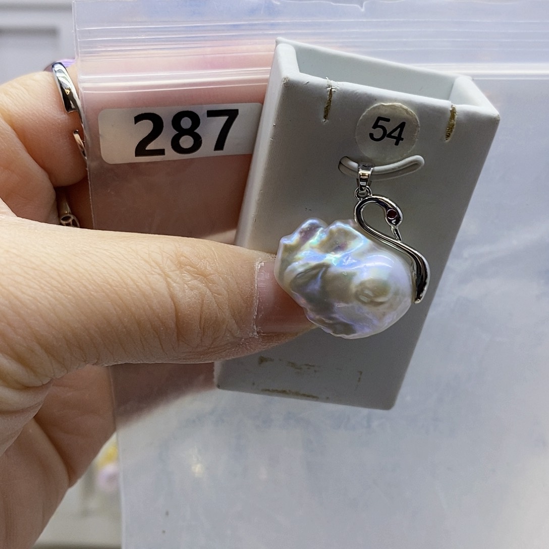 颈饰合金淡水珍珠