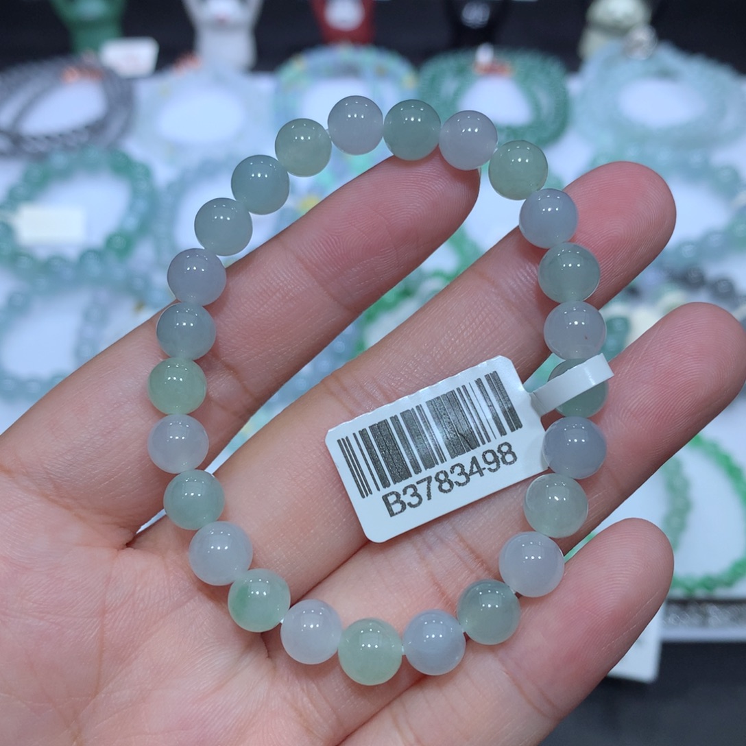 翡翠未镶嵌手串天然