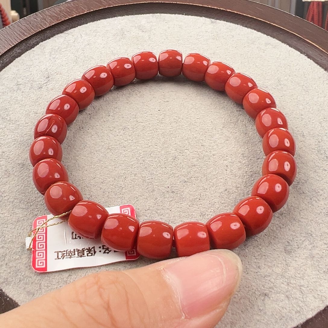 南红玛瑙手串未镶嵌