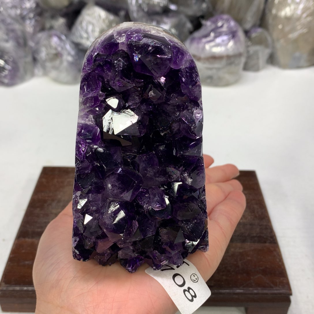 紫晶摆件未镶嵌水晶
