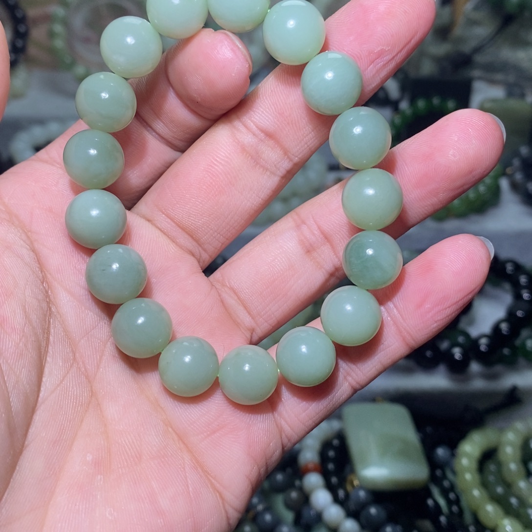 和田玉未镶嵌手链