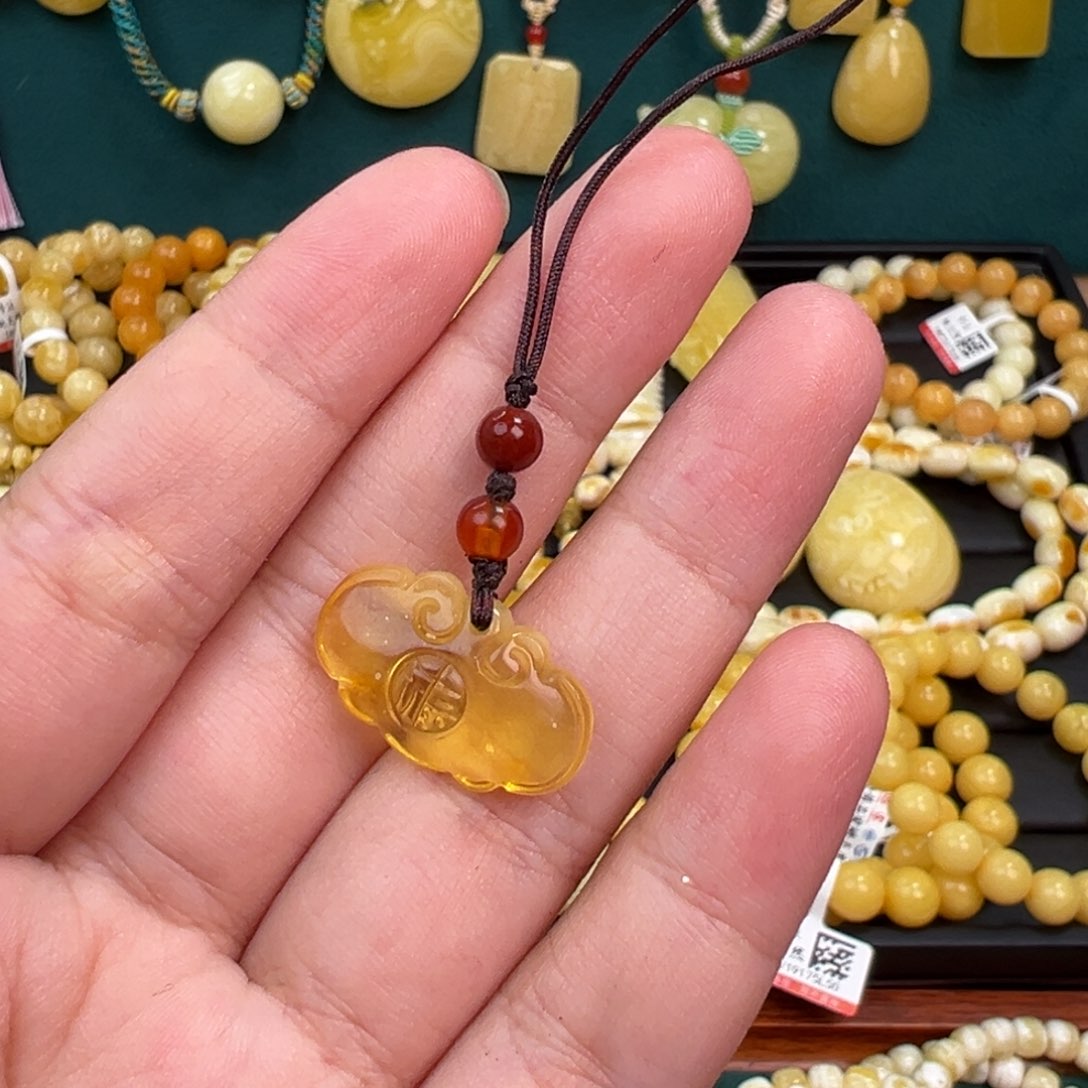 琥珀手链未镶嵌蜜蜡