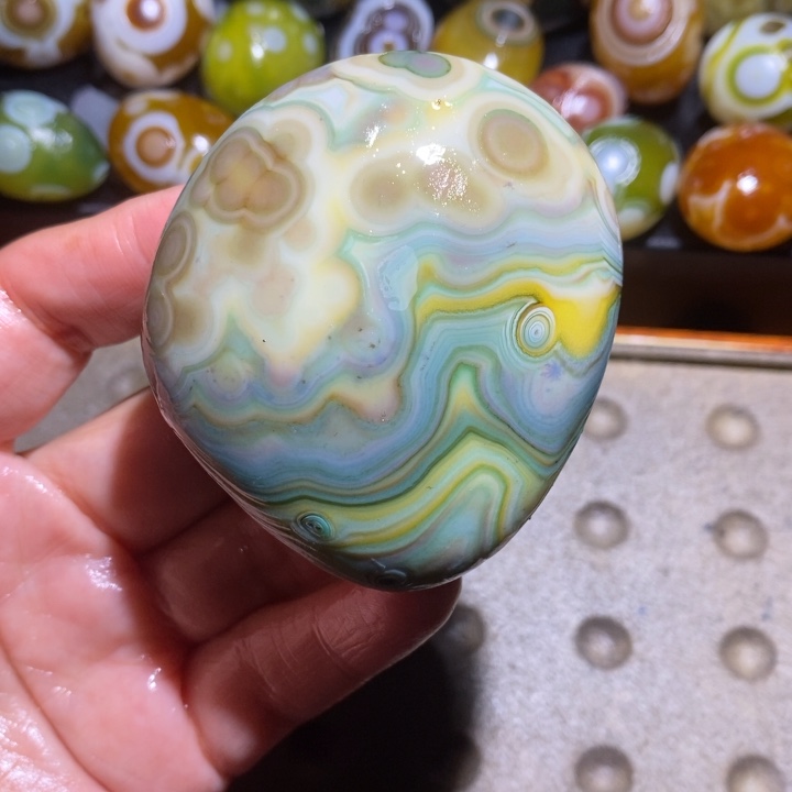 未镶嵌玛瑙/玉髓珠宝半成品123