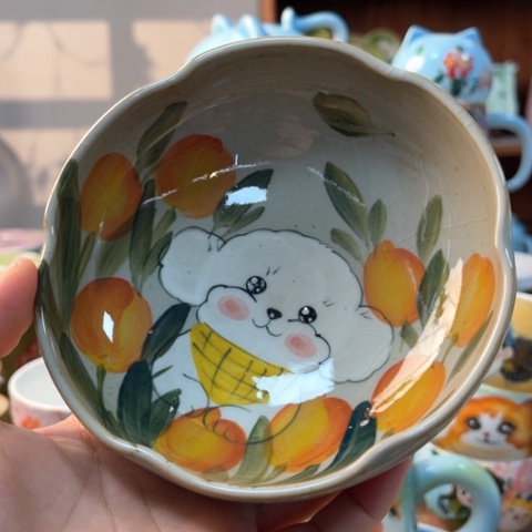 炉景德镇釉下手绘陶瓷 