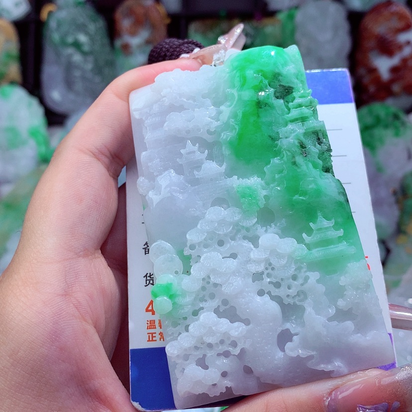 【闪购商品】翡翠颈饰未镶嵌挂件