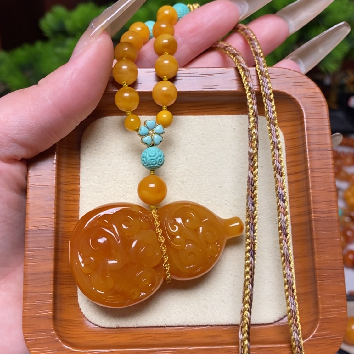 【闪购商品】蜜蜡颈饰未镶嵌项链