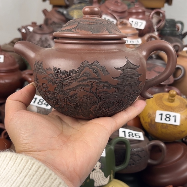 紫砂茶壶没有整口