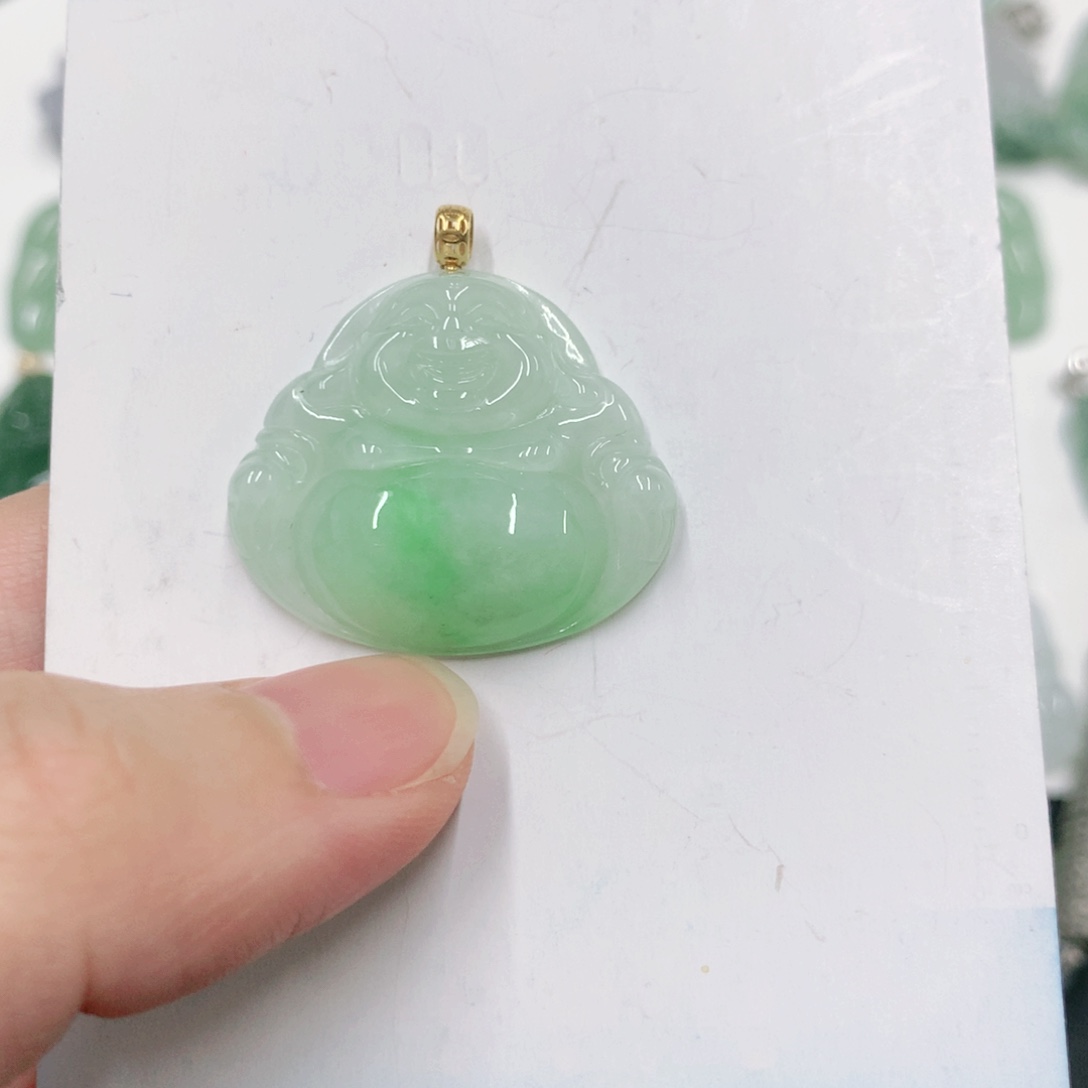 翡翠颈饰18K金镶嵌12222121