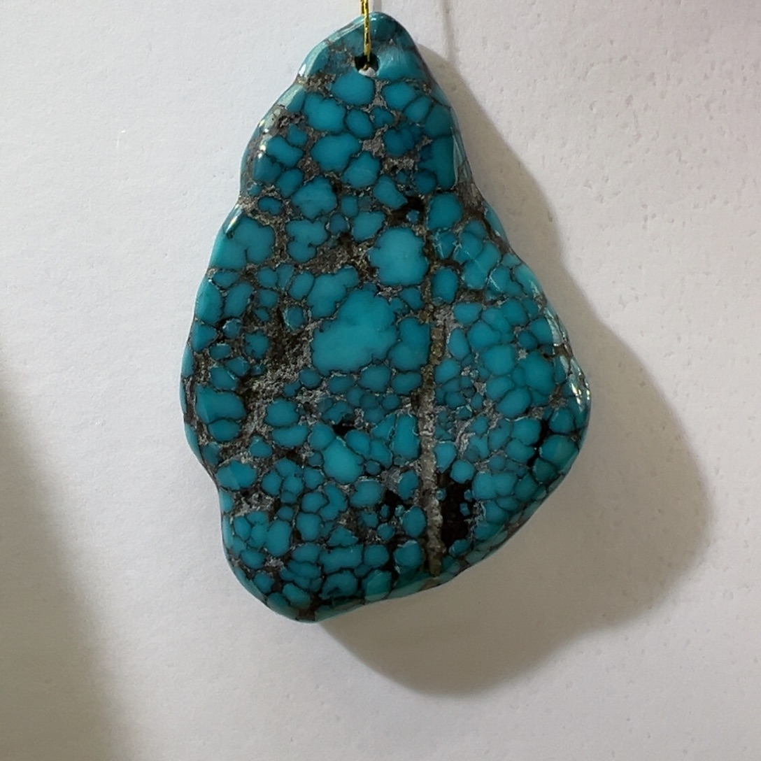 绿松石未镶嵌挂件