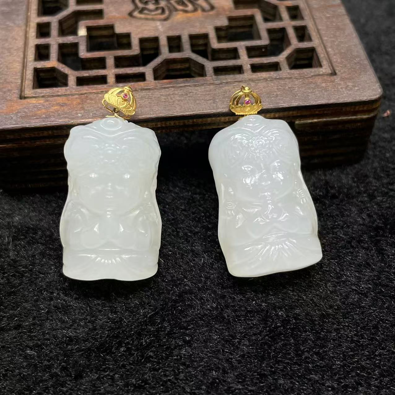 554702T14-3AH26-和田玉吊坠-多样性/发其一