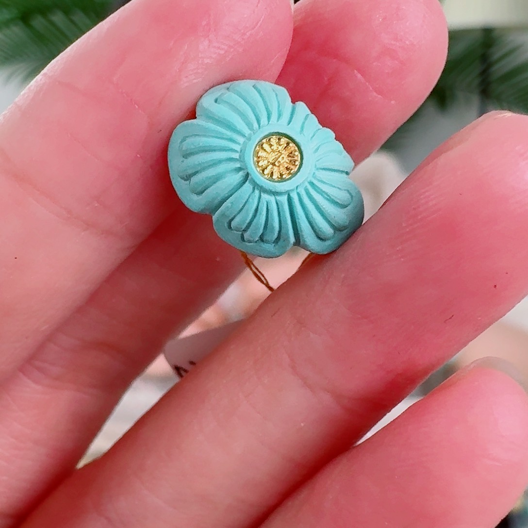 未镶嵌绿松石珠宝奇石