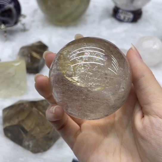 未镶嵌水晶珠宝半成品