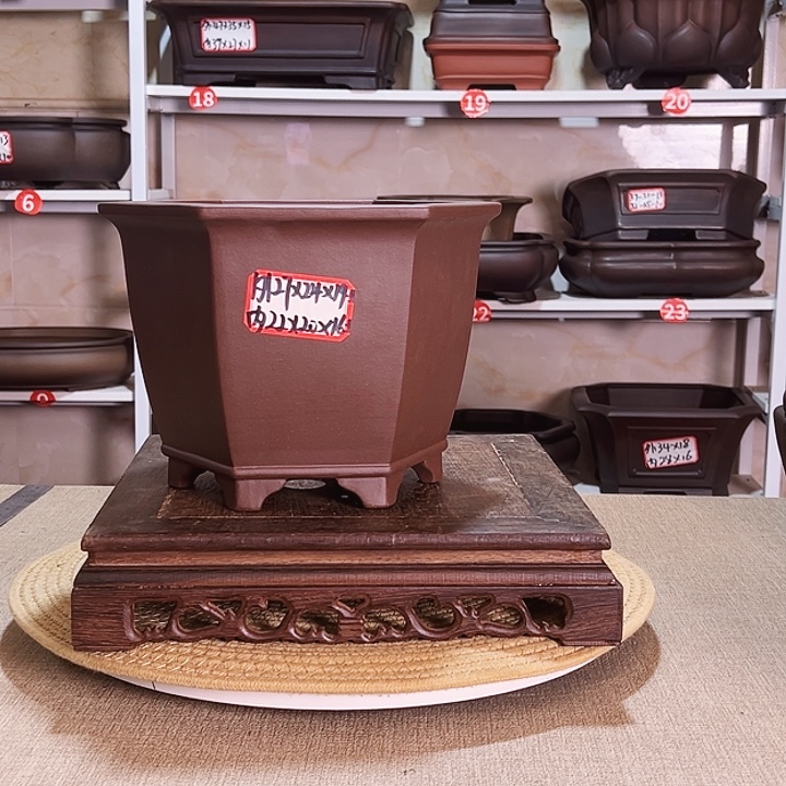 紫砂花盆紫砂花盆