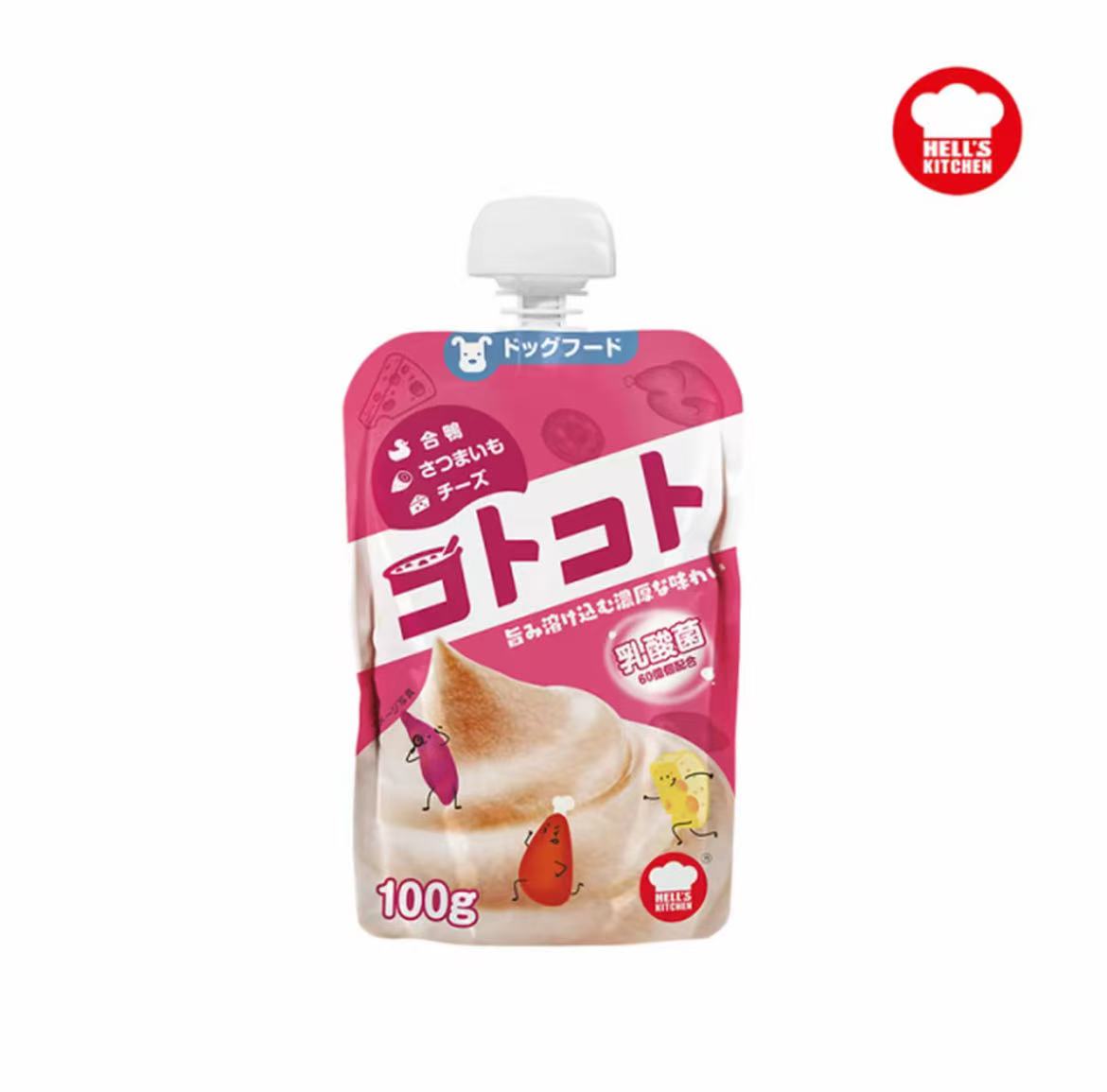 地狱厨房经典系列【成犬】鸭肉红薯咕噜酱100g*1袋