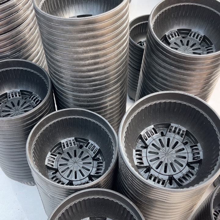 树脂黑聚宝盆口14高8一组20