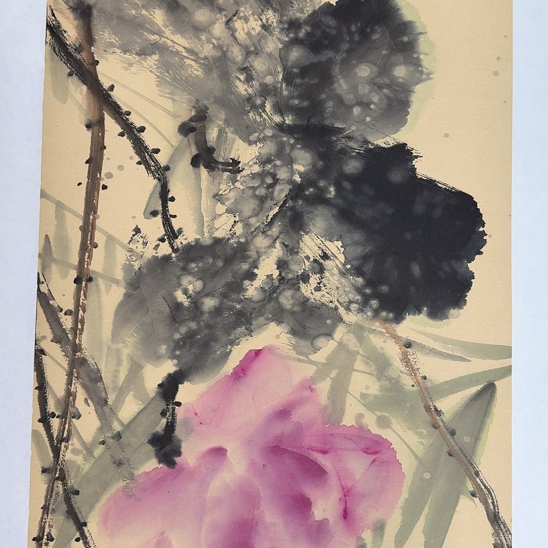 国画纯手绘山水花鸟作品