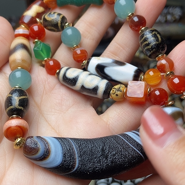 玛瑙/玉髓未镶嵌手链