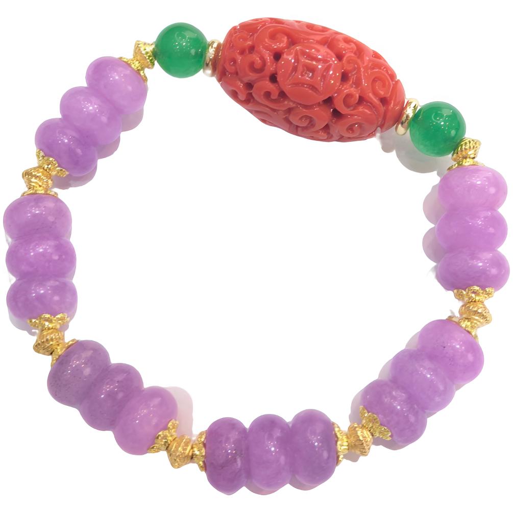 （库存处理）--高定珠宝三姑娘手串回纹珠设计款XS81