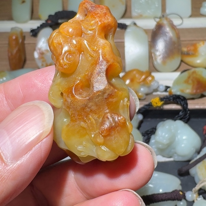 吊坠(不含链)未镶嵌和田玉