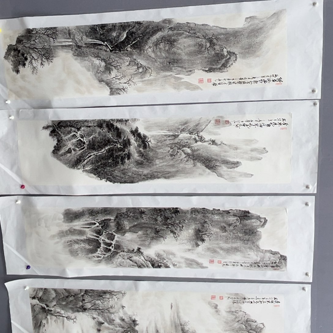 国画纯手绘字画宣纸