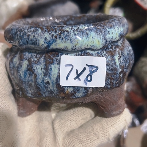 红陶粗陶花盆手工