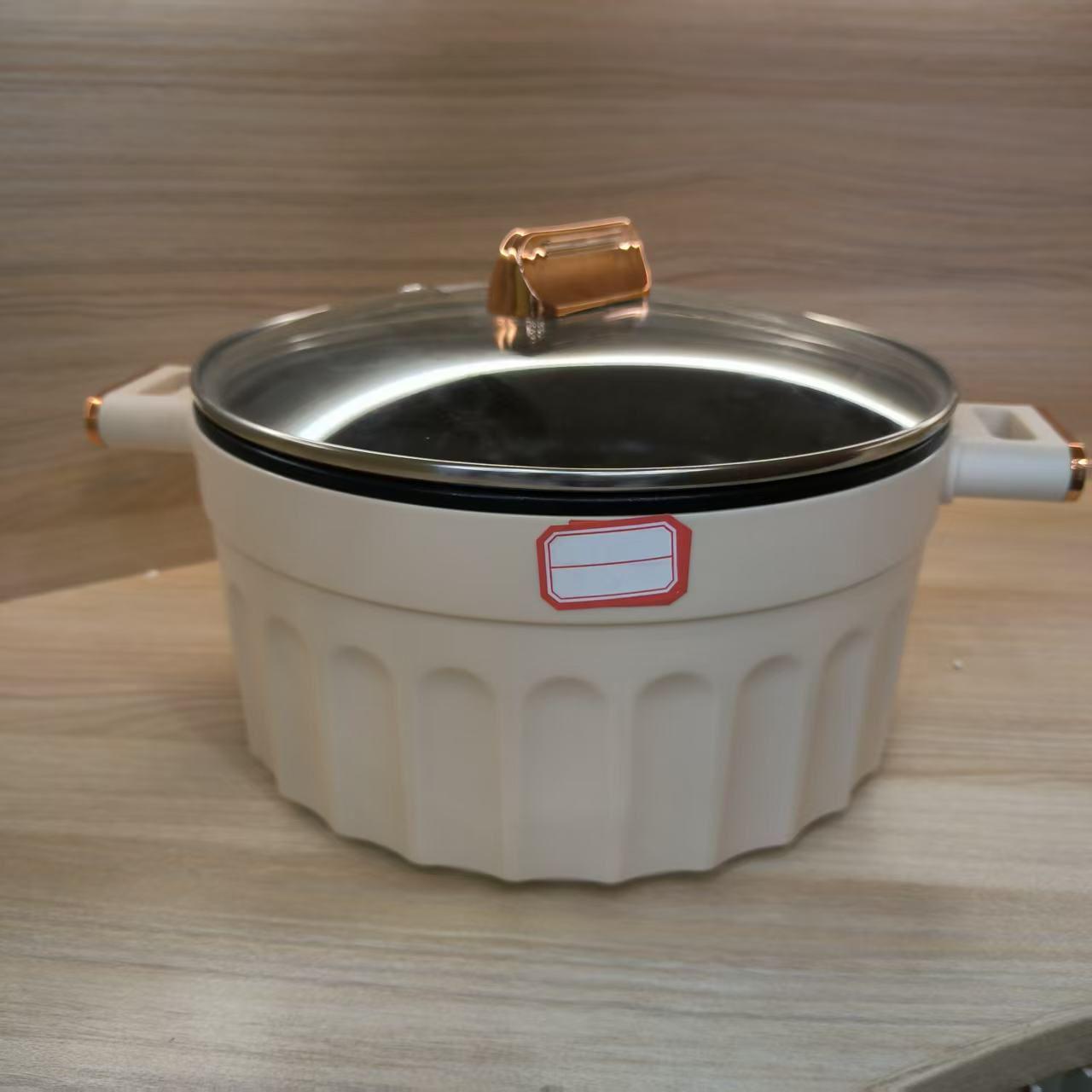 电煮锅旋转式焖饭煎炸3.6炖煮炒菜蒸煮炖奶玩具模型随机发货