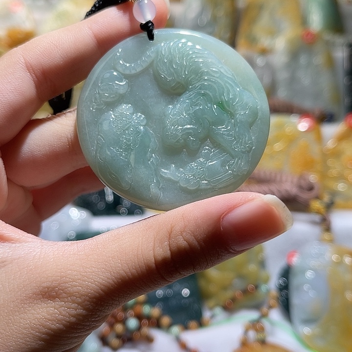 翡翠未镶嵌吊坠(不含链)翡翠