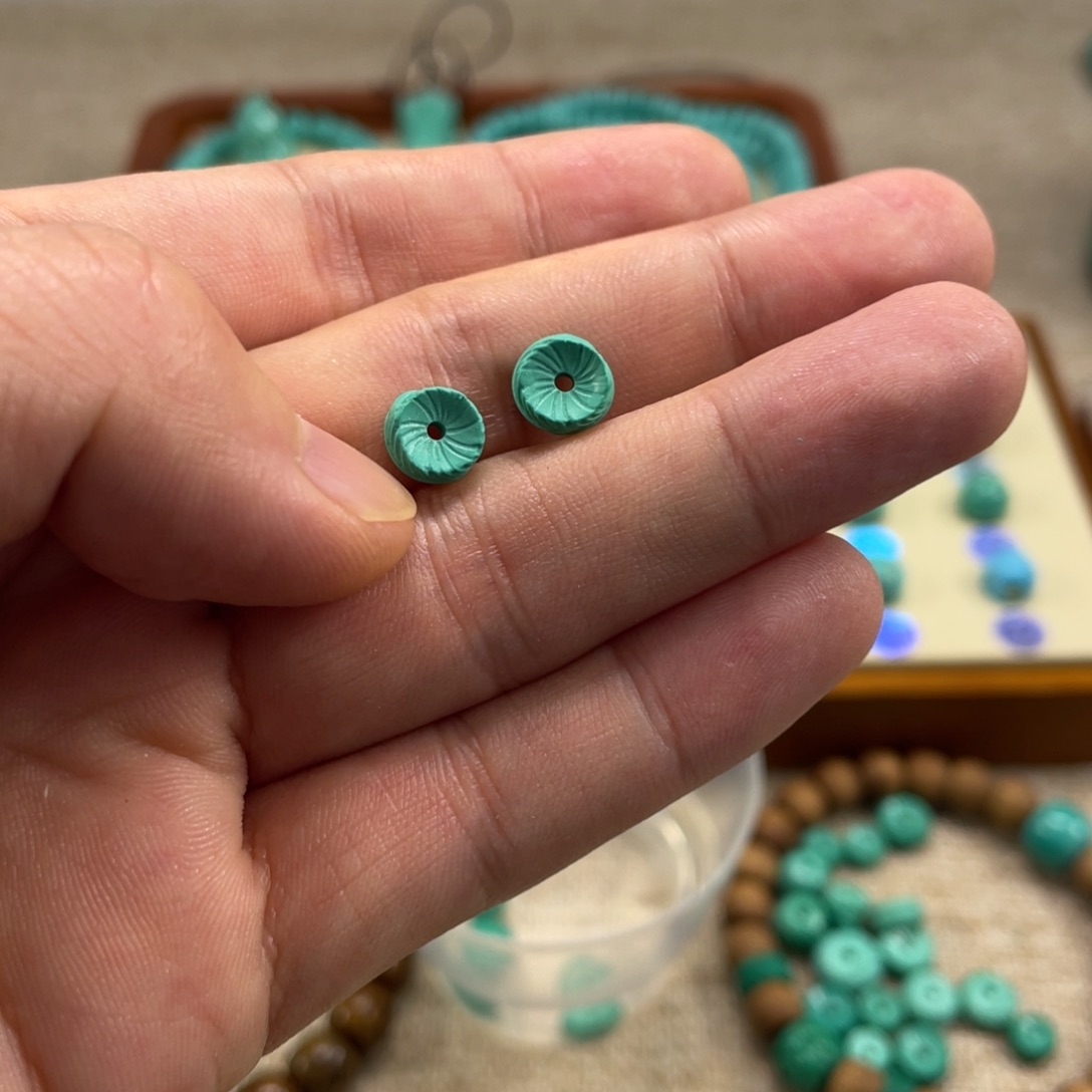 原生态湖北矿小配饰，直径8