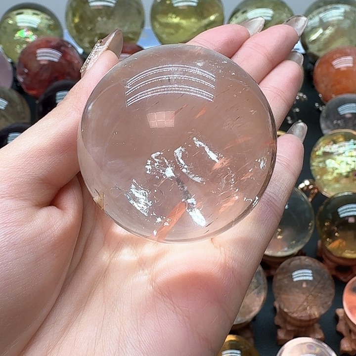 水晶天然水晶默认微瑕626 4.6未镶嵌好*凉