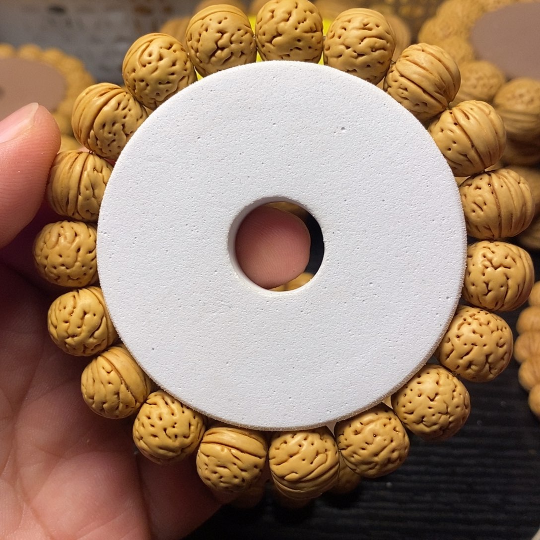 桃核吊坠1.4野生纽扣桃核