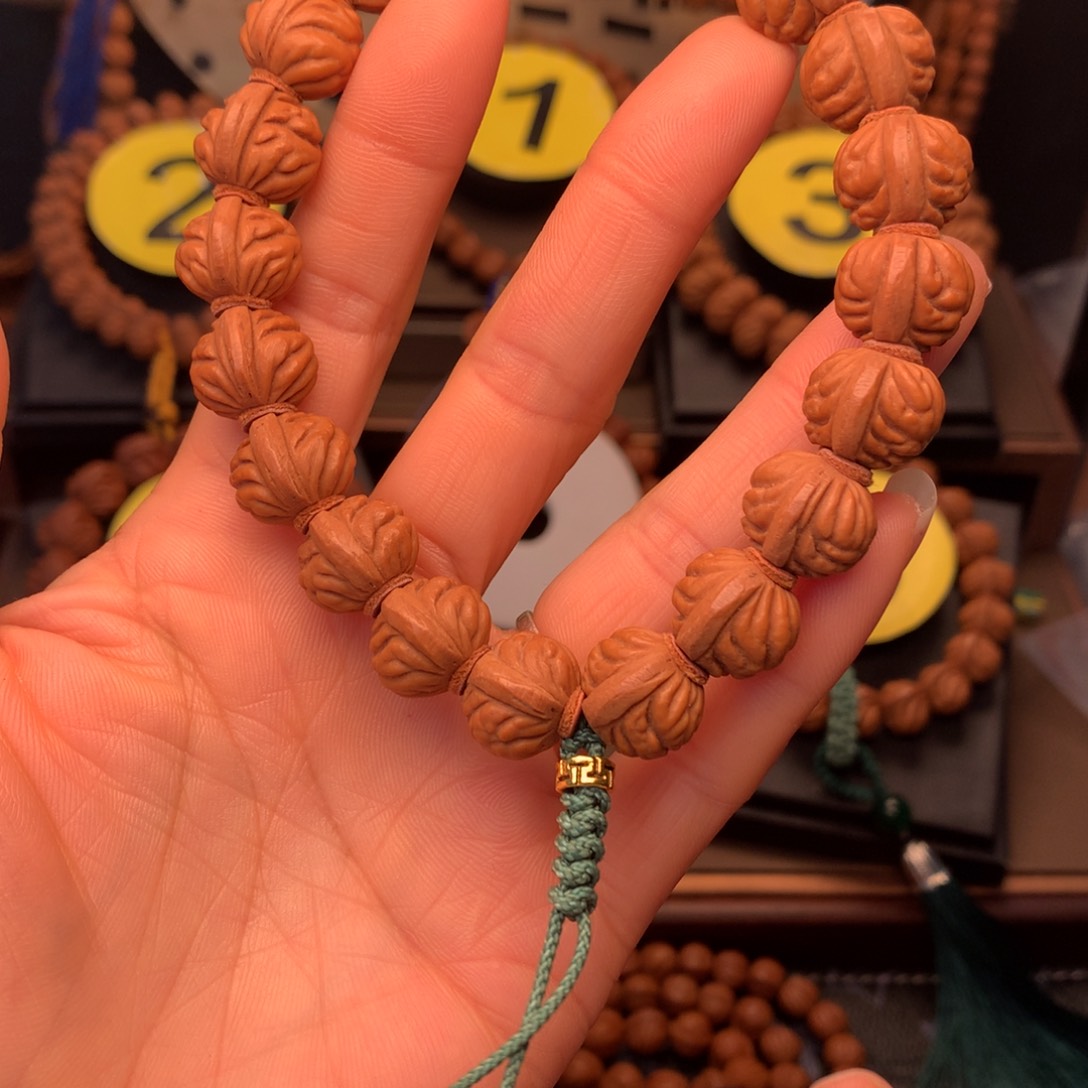 桃核手串龙**阁小金豆手串14