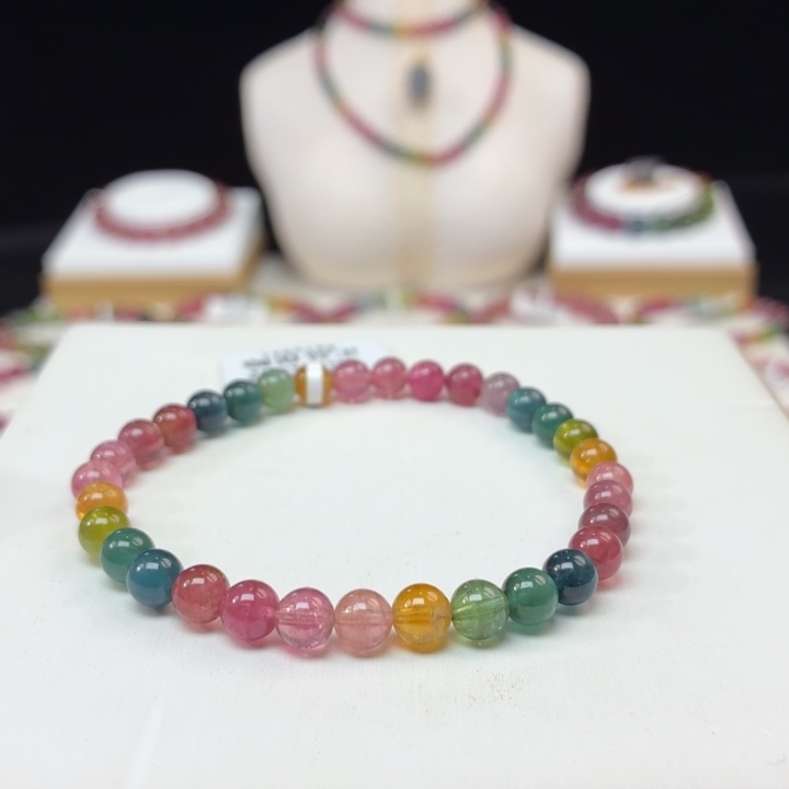 手链未镶嵌碧玺5.8mm±