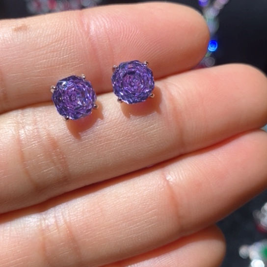 红宝石戒指银S925镶嵌