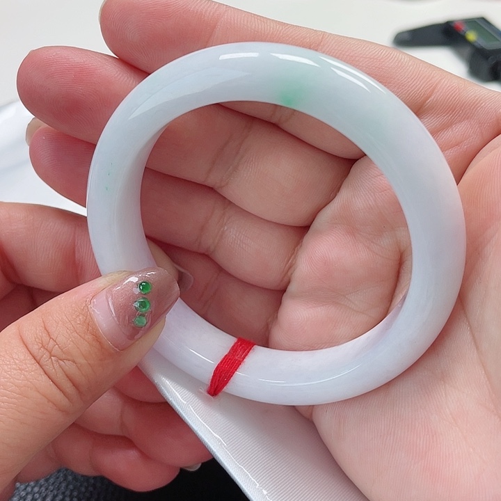 翡翠手镯未镶嵌缅甸翡翠手镯57圈