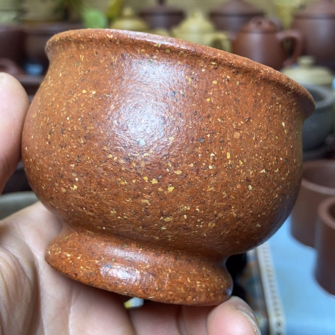 茶杯紫砂16目全砂手工泥180毫升
