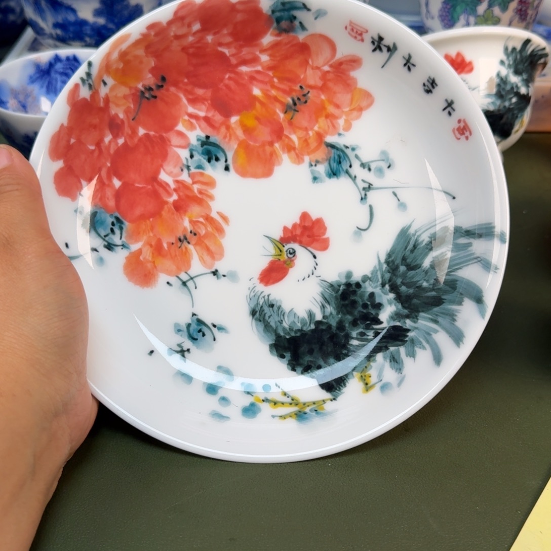 陶瓷景德镇纯手绘茶具圆圆288