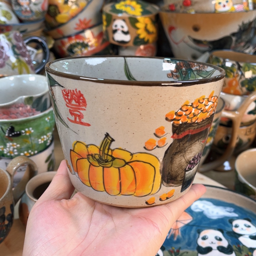 景德镇手工手绘杯