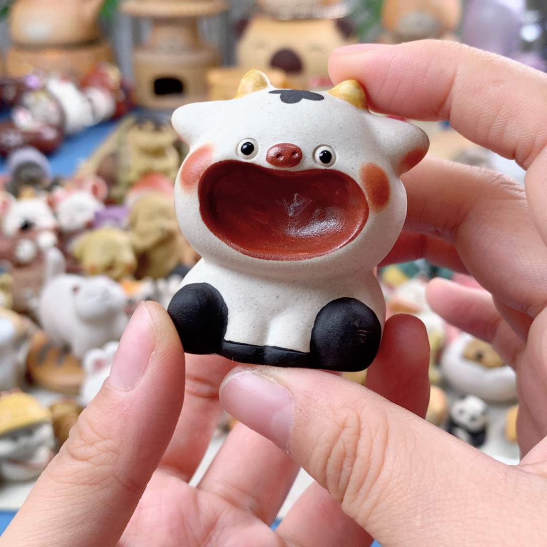 紫砂茶宠手工制作
